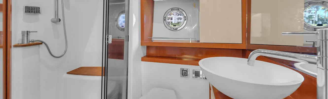 azimut s6 yacht for sale AMF interior master bath
